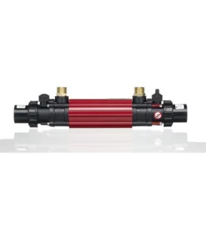 elecro 30 kw g2 csőköteges hőcserélő 102k btu, 4 bar mwp elsődleges kör saválló acél a másodlagos kör 37 titán cső